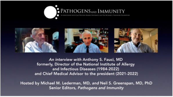 Dr. Anthony Fauci Shares Insights on His Career and Leadership of the NIAID.