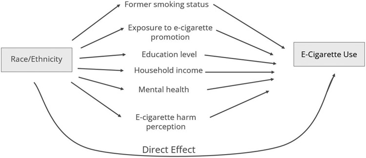 Investigating Risk Factors for Racial Disparity in E-Cigarette Use with PATH Study.