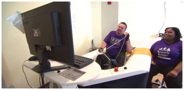 Realtime physical simulator for virtual reality sailing by patients with spinal cord injury: an innovative voyage.