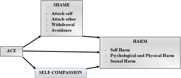 Sexual Offending: Adverse Childhood Experiences, Shame, and Self-Compassion Explain the Variance in Self-Harm and Harm Towards Others?