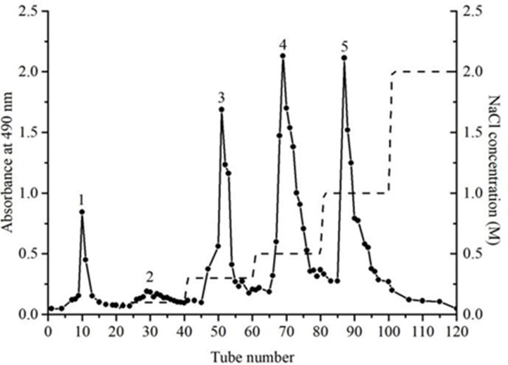Inhibition of Norovirus GII.4 binding to HBGAs by Sargassum fusiforme polysaccharide.