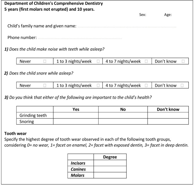 Primary tooth wear in children from different social environments.