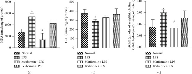 Neuroprotective Effects of Metformin and Berberine in Lipopolysaccharide-Induced Sickness-Like Behaviour in Mice.