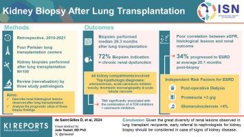 Kidney Biopsy Findings After Lung Transplantation