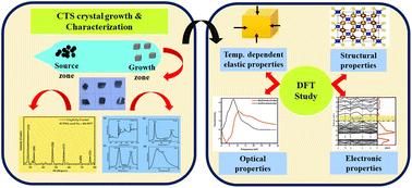 Direct vapour transport grown Cu2SnS3 crystals: exploring structural, elastic, optical, and electronic properties
