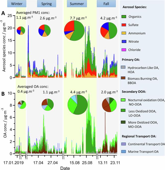 Observational evidence reveals the significance of nocturnal chemistry in seasonal secondary organic aerosol formation