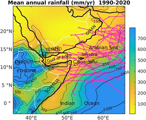 Contribution of Western Arabian Sea Tropical Cyclones to Rainfall in the Horn of Africa and Southern Arabian Peninsula