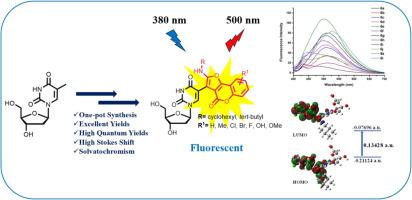 Synthesis of base-modified fluorescent furo[3,2-c]coumarin nucleosides and their photophysical studies