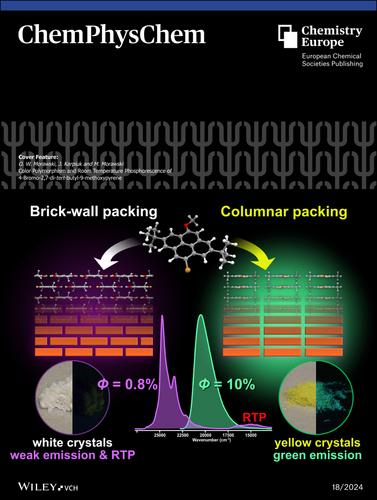 Cover Feature: Color Polymorphism and Room Temperature Phosphorescence of 4-Bromo-2,7-Di-Tert-Butyl- 9-Methoxypyrene (ChemPhysChem 18/2024)