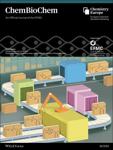 Front Cover: Probing Glycerolipid Metabolism using a Caged Clickable Glycerol-3-Phosphate Probe (ChemBioChem 18/2024)