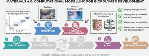 A review of computational approaches used in the modelling, design, and manufacturing of biodegradable and biobased polymers