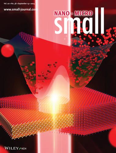 “Giant” Colloidal Quantum Well Heterostructures of CdSe@CdS Core@Shell Nanoplatelets from 9.5 to 17.5 Monolayers in Thickness Enabling Ultra-High Gain Lasing (Small 38/2024)