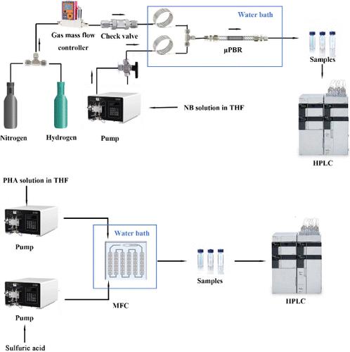 Study on Continuous-Flow Process for Direct Synthesis of p-Aminophenol from Nitrobenzene