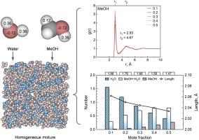 Exploring the structural feature of water, alcohols, and their binary mixtures with concrete atomic charge assignments in Dreiding forcefield