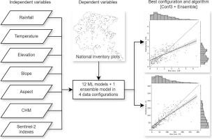 Assessing ensemble models for carbon sequestration and storage estimation in forests using remote sensing data