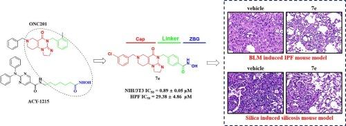 Design, synthesis, and evaluation of a novel TRAIL-activated HDAC6 inhibitor for the treatment of pulmonary fibrosis