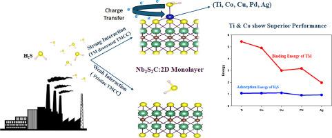 Unveiling the potential of newly synthesized 2D TMCC monolayer for H2S gas sensing: A DFT study