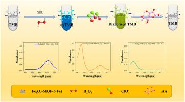 A novel ratiometric colorimetric sensor for detecting hypochlorite and ascorbic acid based on cascade reaction