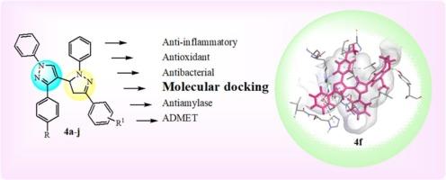 Pyrazole-based N-phenyl pyrazolines: Synthesis, docking, and pharmacological evaluation