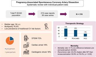 Unveiling an insidious diagnosis and its implications for clinical practice: Individual patient data systematic review of pregnancy-associated spontaneous coronary artery dissection