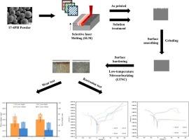 Wear and corrosion properties of low-temperature nitrocarburized 17-4PH SLM components