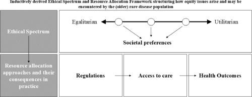 Identifying health inequities faced by older adults with rare diseases: A systematic literature review and proposal for an ethical spectrum and resource allocation framework