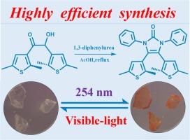 Highly efficient synthesis and photochromic properties of a pentacyclic N-heterocyclic carbonyl-based dithienylethene