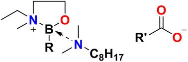 Task-specific boronium ionic liquids as ashless lubricant additives†