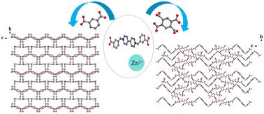 Design and synthesis of two functional coordination polymers based on the 1,1′-bis(3-carboxybenzyl)-4,4′-bipyridinium ligand†