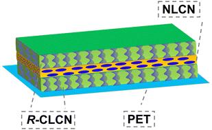 Handedness inversion of the Bragg reflection light of cholesteric liquid crystal polymer network films using a half-wave plate†