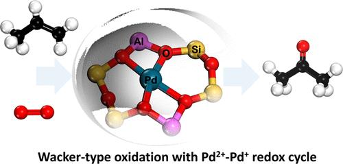 Zeolite-Encaged Isolated Palladium Redox Centers toward Sustainable Wacker-Type Oxidations
