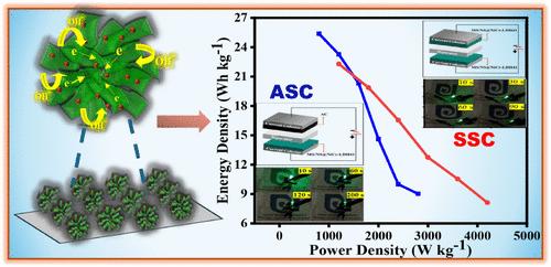 Harnessing the Potential of Biomimetic-Designed Asteraceae Flower–Structured MoS2/Ni3S4@NiCr-LDH41 for High-Performance Symmetric and Asymmetric Supercapacitors
