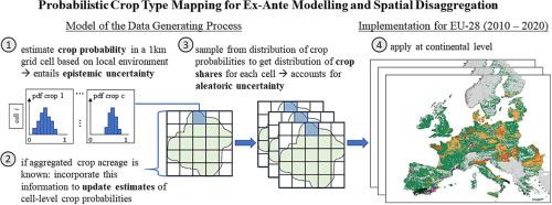 Probabilistic crop type mapping for ex-ante modelling and spatial disaggregation