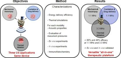 Evaluation of a Multimodal Confocal Therapeutic Focused Ultrasound Apparatus: Bridging Cavitation, Thermal Ablation, and Histotripsy in Preclinical Treatments