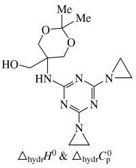 Enthalpy and heat capacity of hydration of the cytostatic Dioxadet