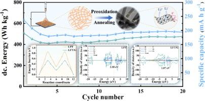 Synergistic enhancement of ion/electron transport by ultrafine nanoparticles and graphene in Li2FeTiO4/C/G nanofibers for symmetric Li-ion batteries