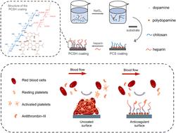 Development of substrate-independent heparin coating to mitigate surface-induced thrombogenesis: efficacy and mechanism†