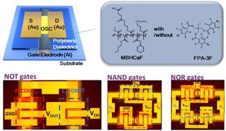 Fluorinated polymeric insulating layer surface advancement by fluorine based cross-linking for high-performance organic electronic applications†