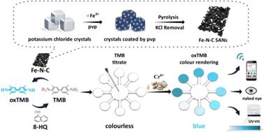 Paper-based colorimetric sensor using a single-atom nanozyme for the ultrasensitive detection of Cr(vi) in short-necked clams†