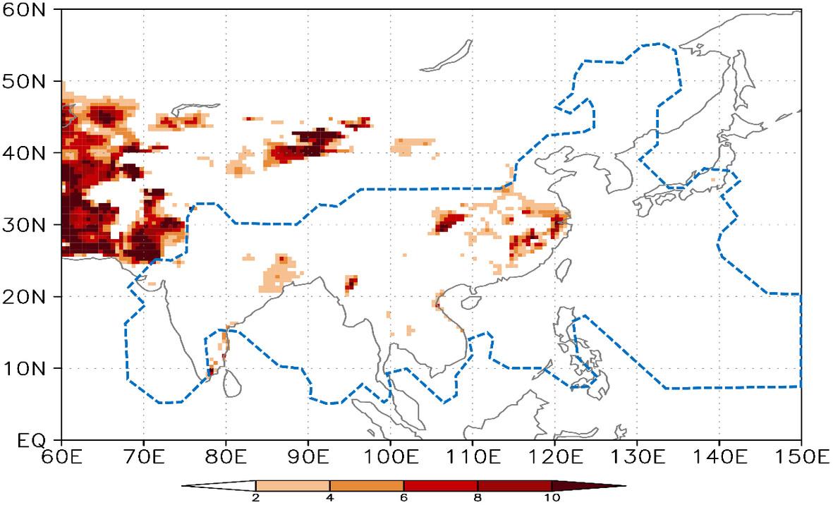 China's Yangtze River basin is becoming the super heatwave centre in the East Asian monsoon regions