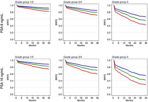 Prediction of biochemical recurrence after radical prostatectomy from primary tumour characteristics