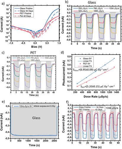 Air-Stable and Flexible Photodiode for X-Rays Detection Based on a Hybrid Perovskite Active Layer and Organic Interlayers