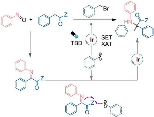 Photo-Induced Three-Component Reaction for the Construction Of α-Tertiary Amino Acid Derivatives