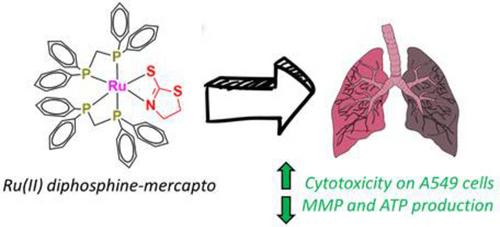 Cytotoxic Ruthenium(II)-Diphosphine Complexes Affect the Mitochondrial Respiration of Lung Cancer Cells