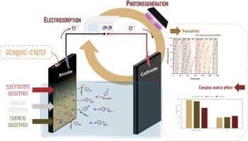Enhancing sulfamethizole adsorption on graphitic carbon nitride via coffee hydrochar incorporation and electric field application in different water matrices