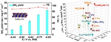 Self-supported CoWO4 nanoarrays enhance the electrochemical reduction of nitrite to ammonia†