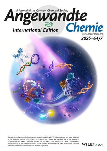 Inside Cover: Tandem-Controlled Dynamic DNA Assembly Enables Temporally-Selective Orthogonal Regulation of cGAS–STING Stimulation (Angew. Chem. Int. Ed. 7/2025)