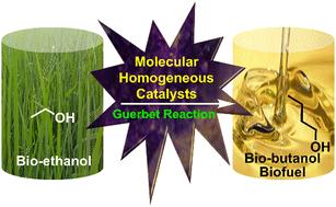 State-of-the-art advances in homogeneous molecular catalysis for the Guerbet upgrading of bio-ethanol to fuel-grade bio-butanol