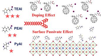 Multifunctional organic ammonium dopants for electron transport layers in efficient inverted perovskite solar cells†