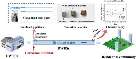 Effects of a composite phosphate corrosion inhibitor on corrosion behavior and water quality stability in drinking water distribution systems